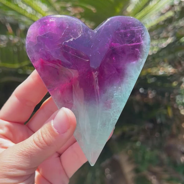 Fluorite Heart