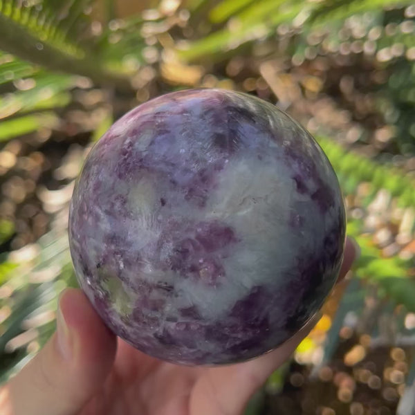 Lepidolite Sphere