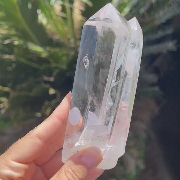 Clear Quartz Twin Flame Point