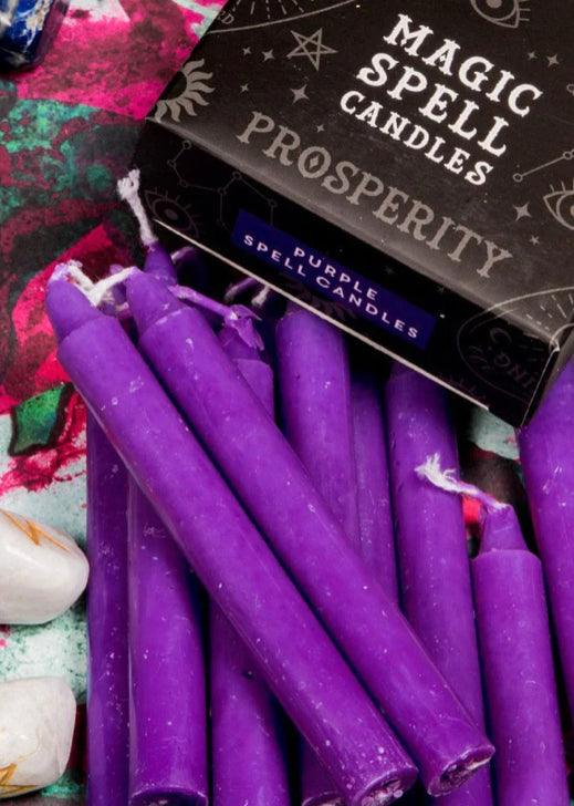 Purple Magic Ritual & Spell Candles - Muse Crystals & Mystical Gifts