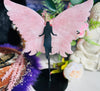 Rose Quartz Woman with Wings - Muse Crystals & Mystical Gifts