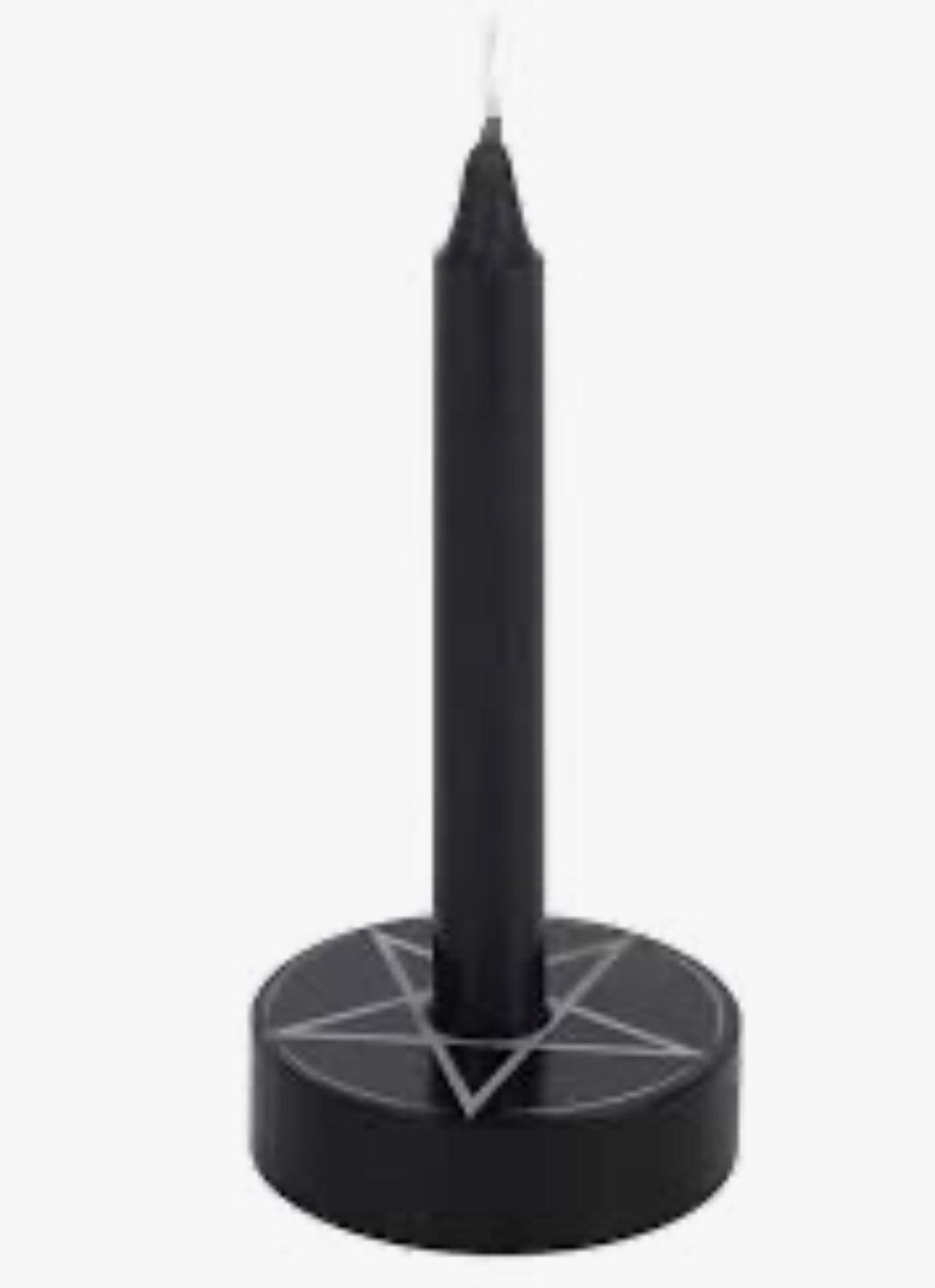 Round Pentagon Spell Candle Holder - Muse Crystals & Mystical Gifts