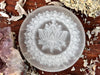 Selenite Cleansing & Charging Plate - Lotus - Muse Crystals & Mystical Gifts