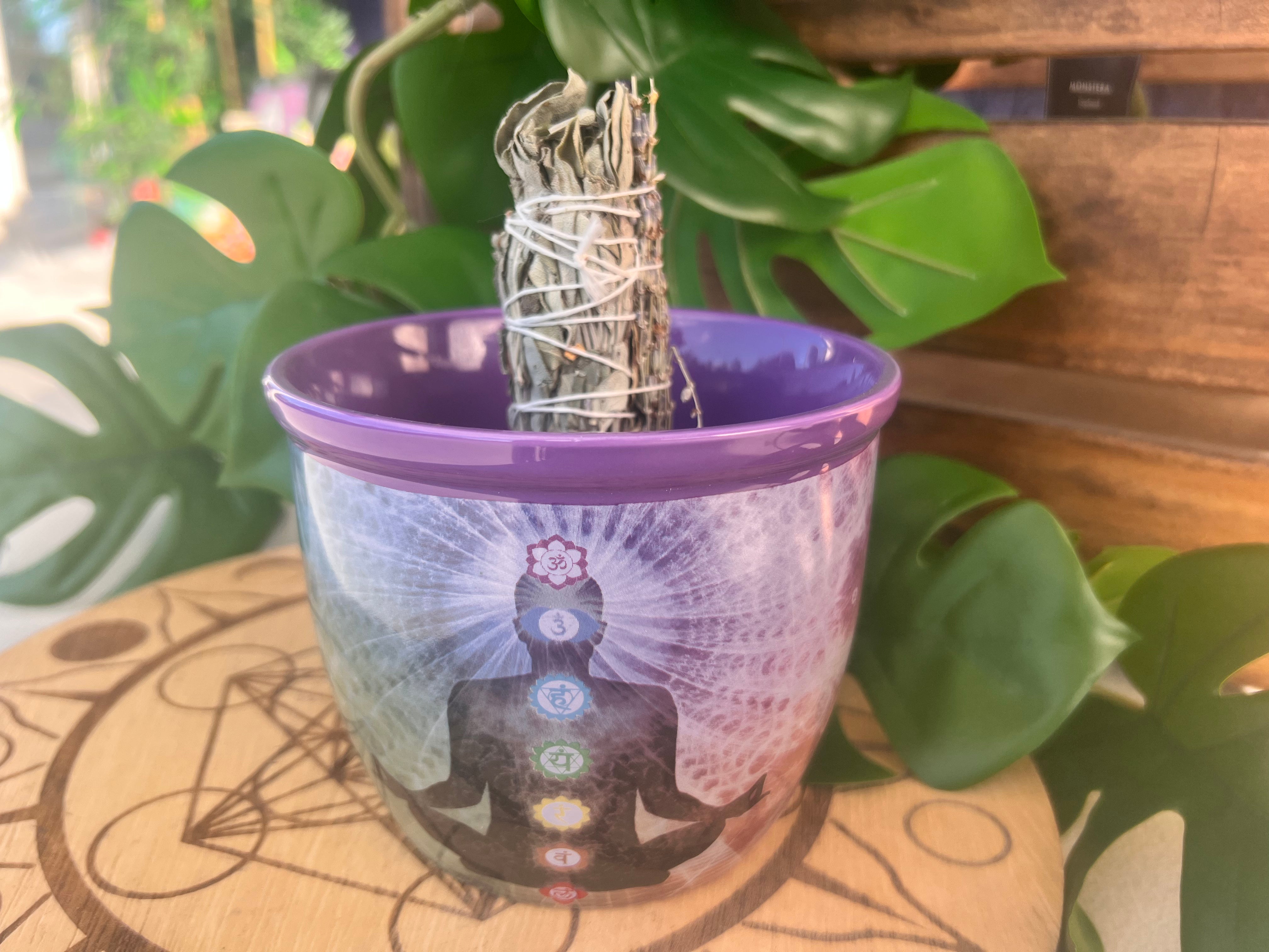Smudge Stick Holder - Chakra - Muse Crystals & Mystical Gifts