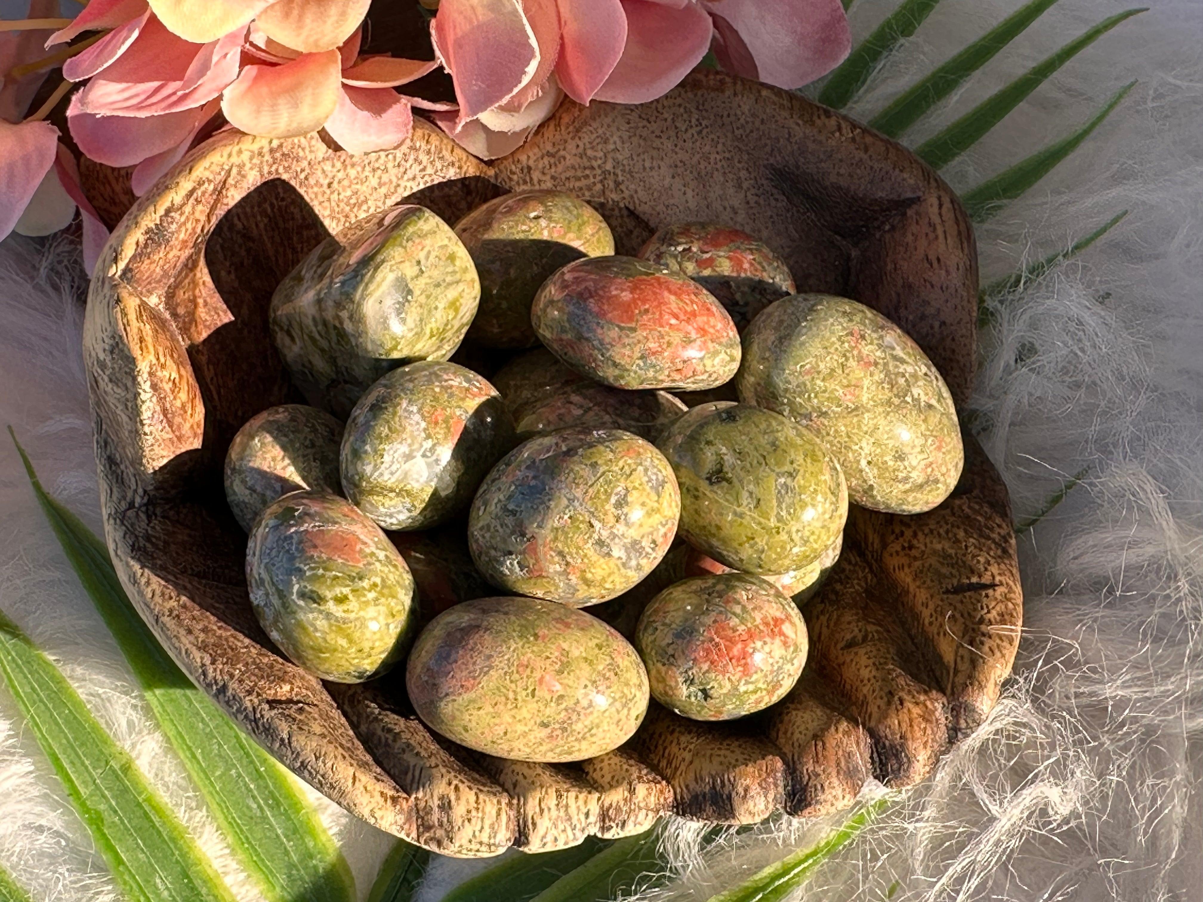 Unakite Tumble Stone - Muse Crystals & Mystical Gifts
