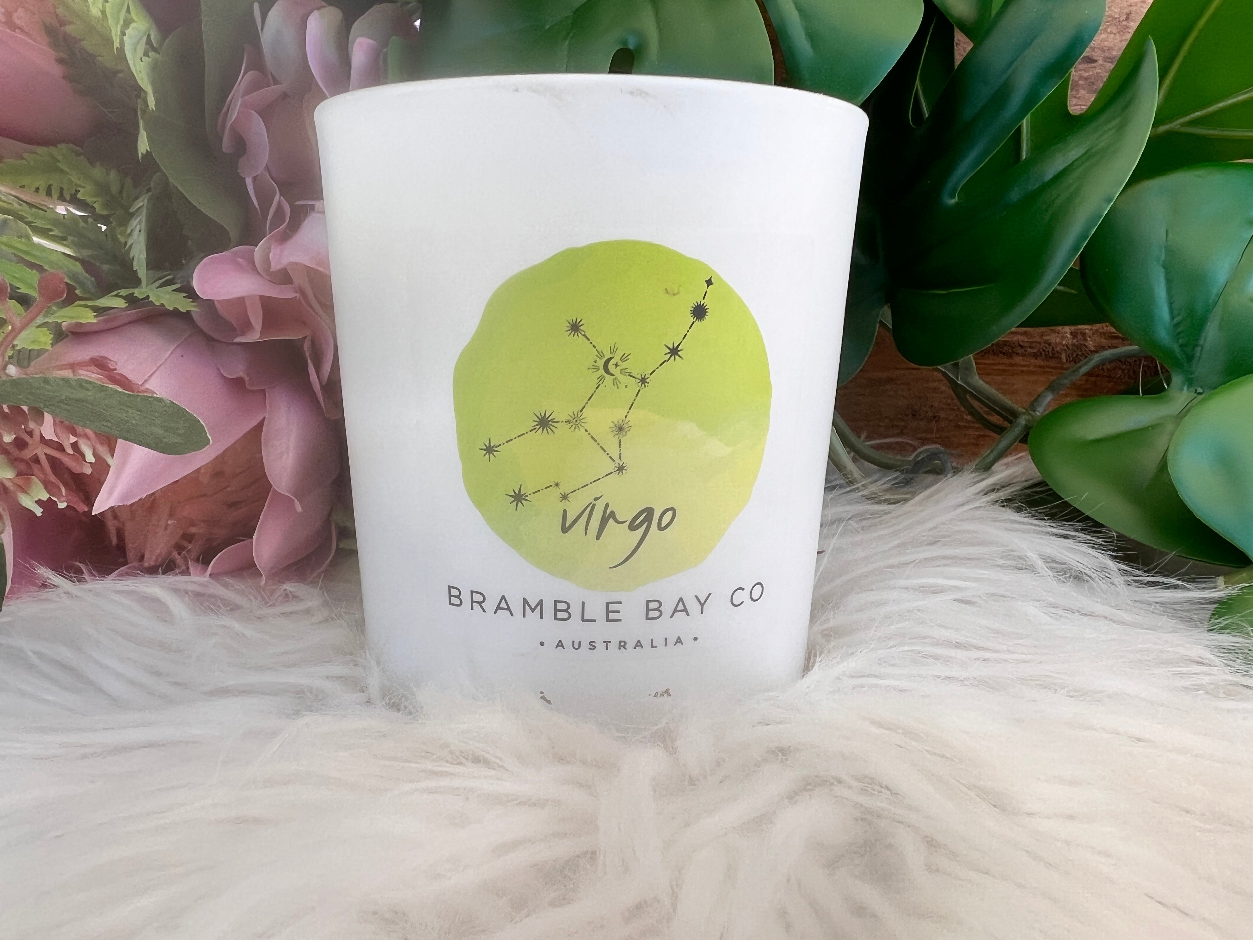 Virgo Zodiac Scented Candle Bramble Bay - Muse Crystals & Mystical Gifts
