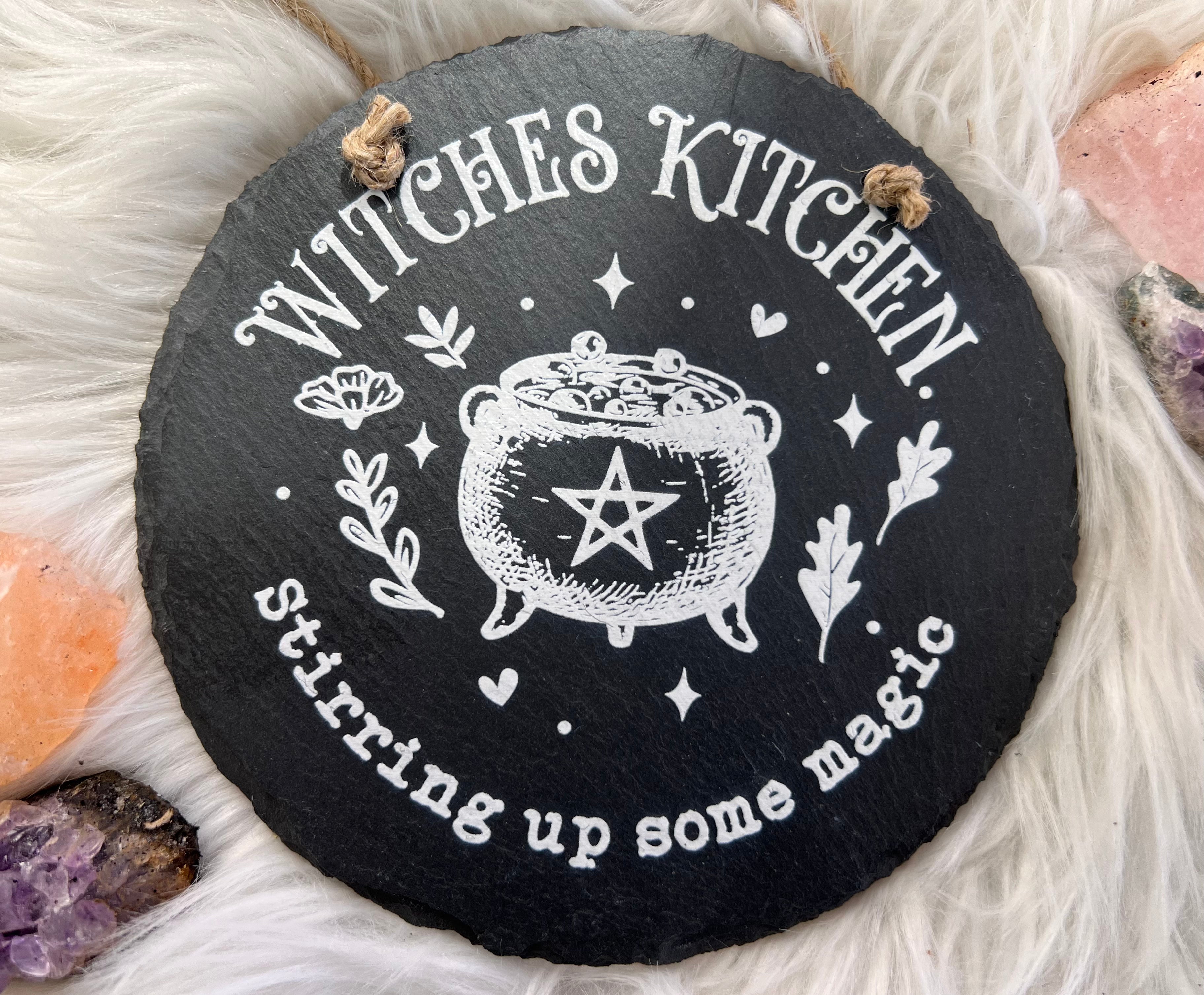 Witch Kitchen Wall Plaque - Muse Crystals & Mystical Gifts