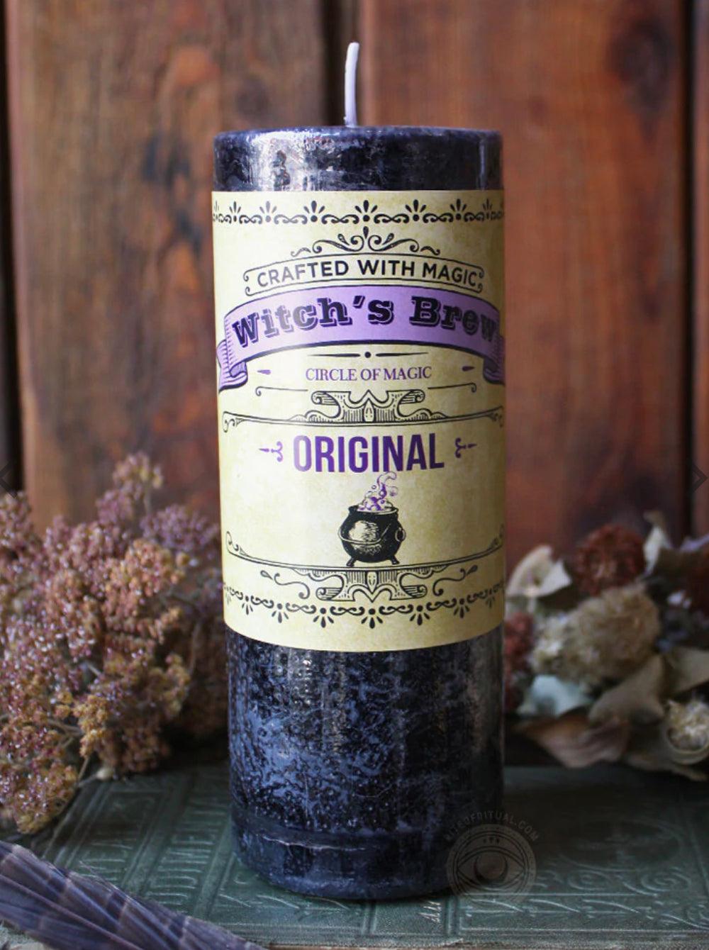 Witch's Brew Original Blessed Herbal Affirmation Candle - Muse Crystals & Mystical Gifts