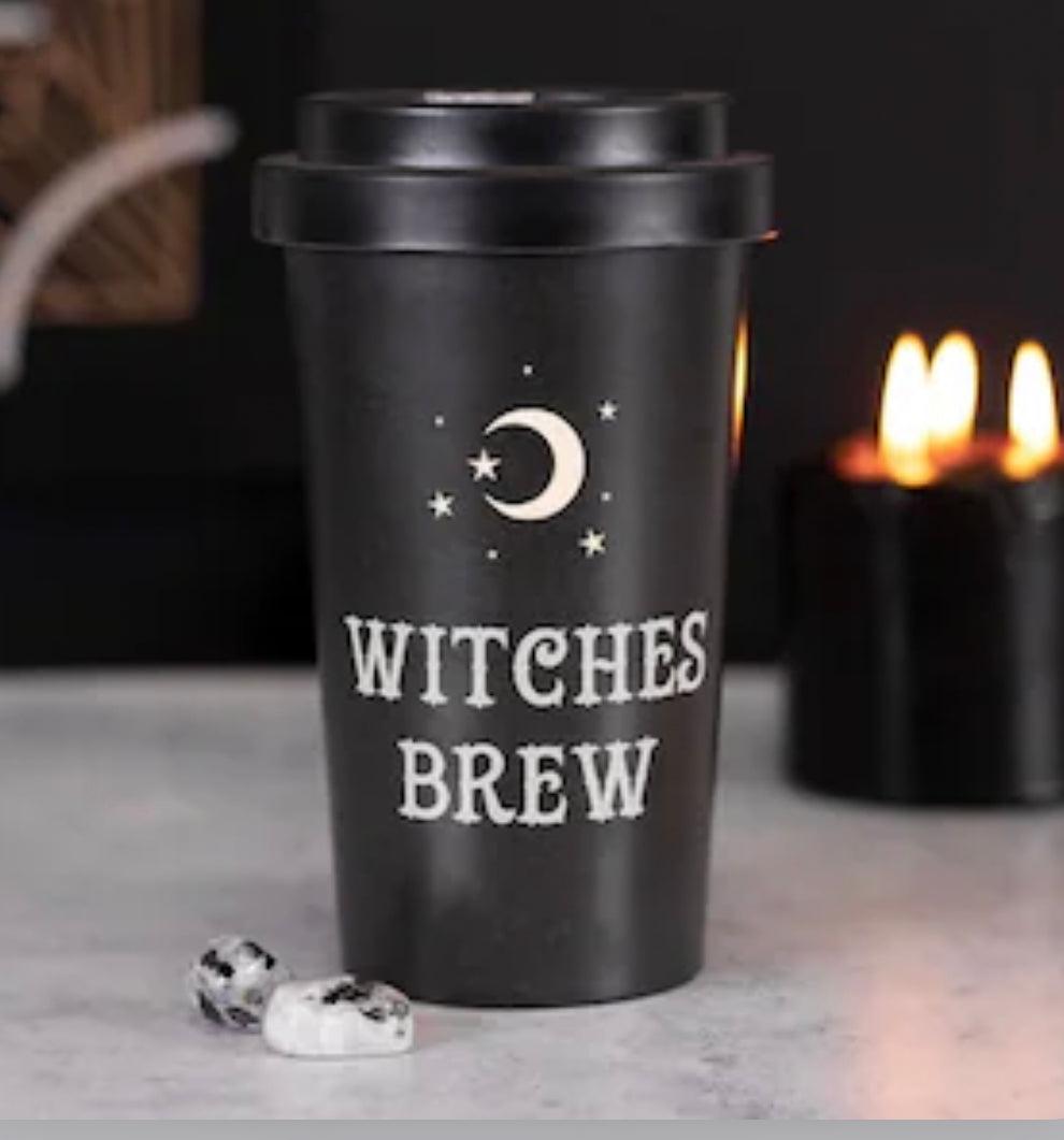 Witches Brew Bamboo Travel Mug - Muse Crystals & Mystical Gifts