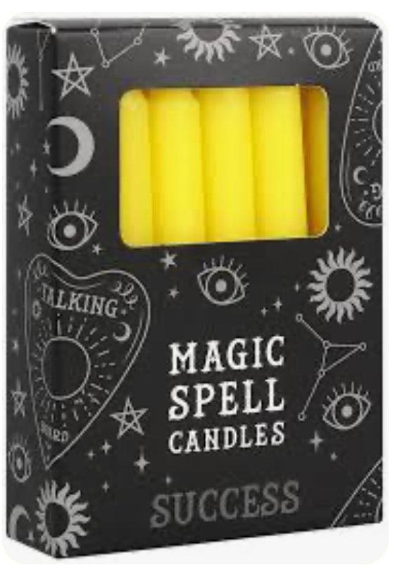 Yellow Magic Ritual & Spell Candles - Muse Crystals & Mystical Gifts