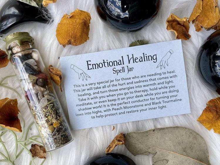 Emotional Healing Spell Jar - Muse Crystals & Mystical Gifts