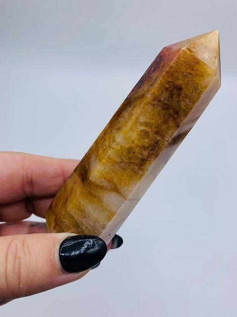 Golden Healer Crystal Generator Tower - Muse Crystals & Mystical Gifts