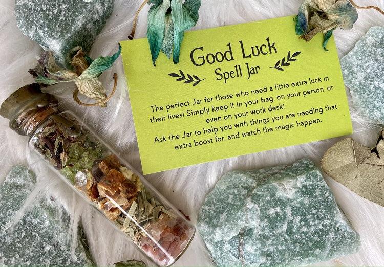 Good Luck Spell Jar - Muse Crystals & Mystical Gifts
