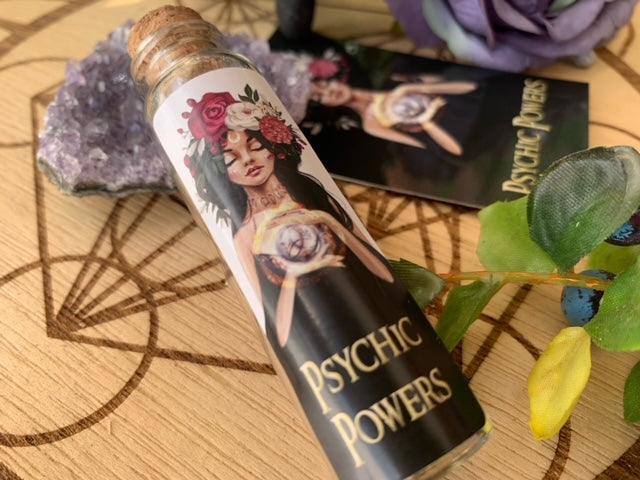 Psychic Powers Incense Spell Jar - Muse Crystals & Mystical Gifts