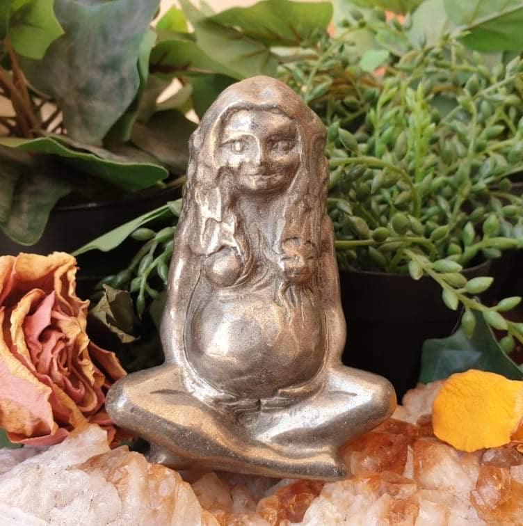 Pyrite Goddess of Fire - Muse Crystals & Mystical Gifts