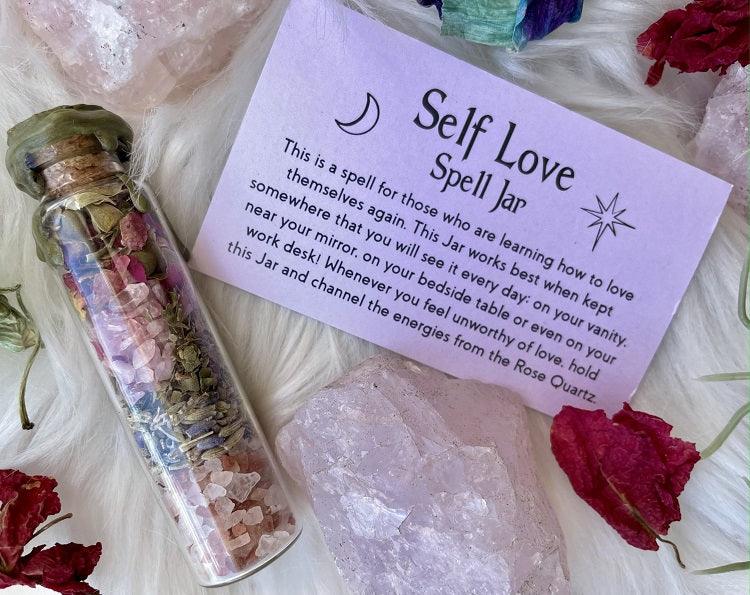 Self Love Spell Jar - Muse Crystals & Mystical Gifts