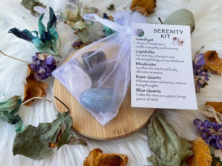 Serenity Tumbled Crystal Kit - Muse Crystals & Mystical Gifts