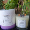 Soothing Lavender Amethyst Candle Small - Muse Crystals & Mystical Gifts