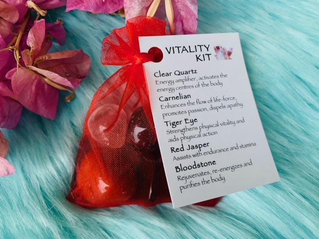 Vitality Tumbled Crystal Kit - Muse Crystals & Mystical Gifts