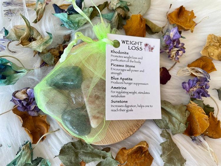 Weight Loss Tumbled Crystal Kit - Muse Crystals & Mystical Gifts